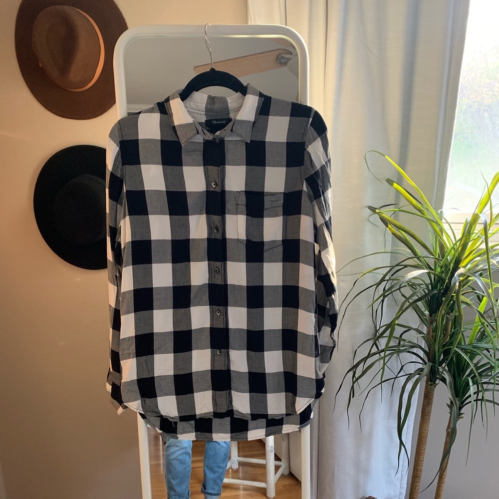 Madewell Buffalo Check Button Up